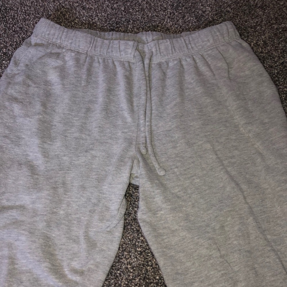 Grey sweatpants